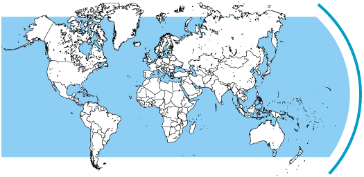 Every country as a single closed outline path, removable from the world map 